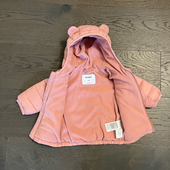 Old navy pink lightweight Fall jacket 3-6M NWT - Picture 4 of 5